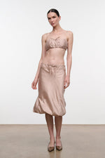ODETTE SILK SKIRT | SANDROSE
