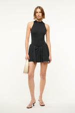 CREVASSE MINI DRESS | BLACK
