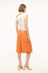 CRUZ BERMUDA LINEN SHORT | APRICOT