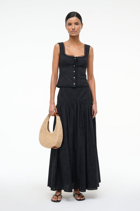 Go to PROCIDA SKIRT BLACK EYELET view 1