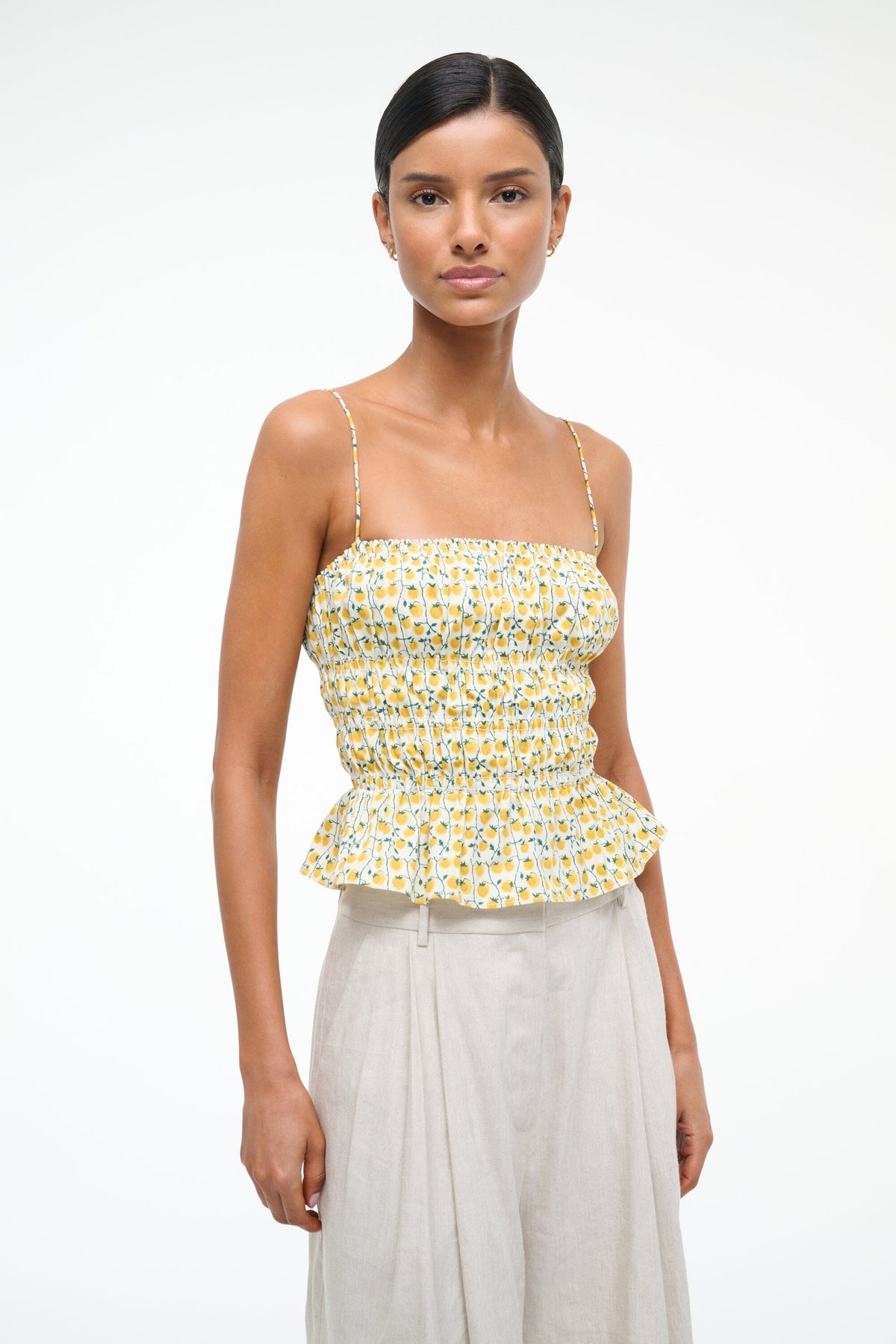 Image AYLA TOP | ON THE VINE GOLDEN 1 of 5 and Clicking this image will trigger a zoom pop-up