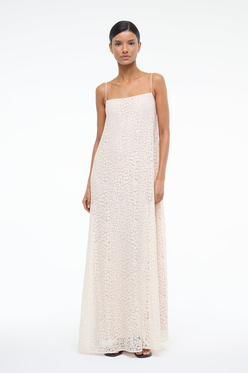 Go to DELFINA DRESS TINY BLOOM IVORY view 1