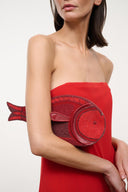 PESCE CLUTCH | RED MULTI RED MULTI / OS