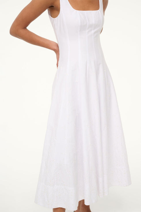 Go to WELLS DRESS WHITE EMBROIDERY view 2
