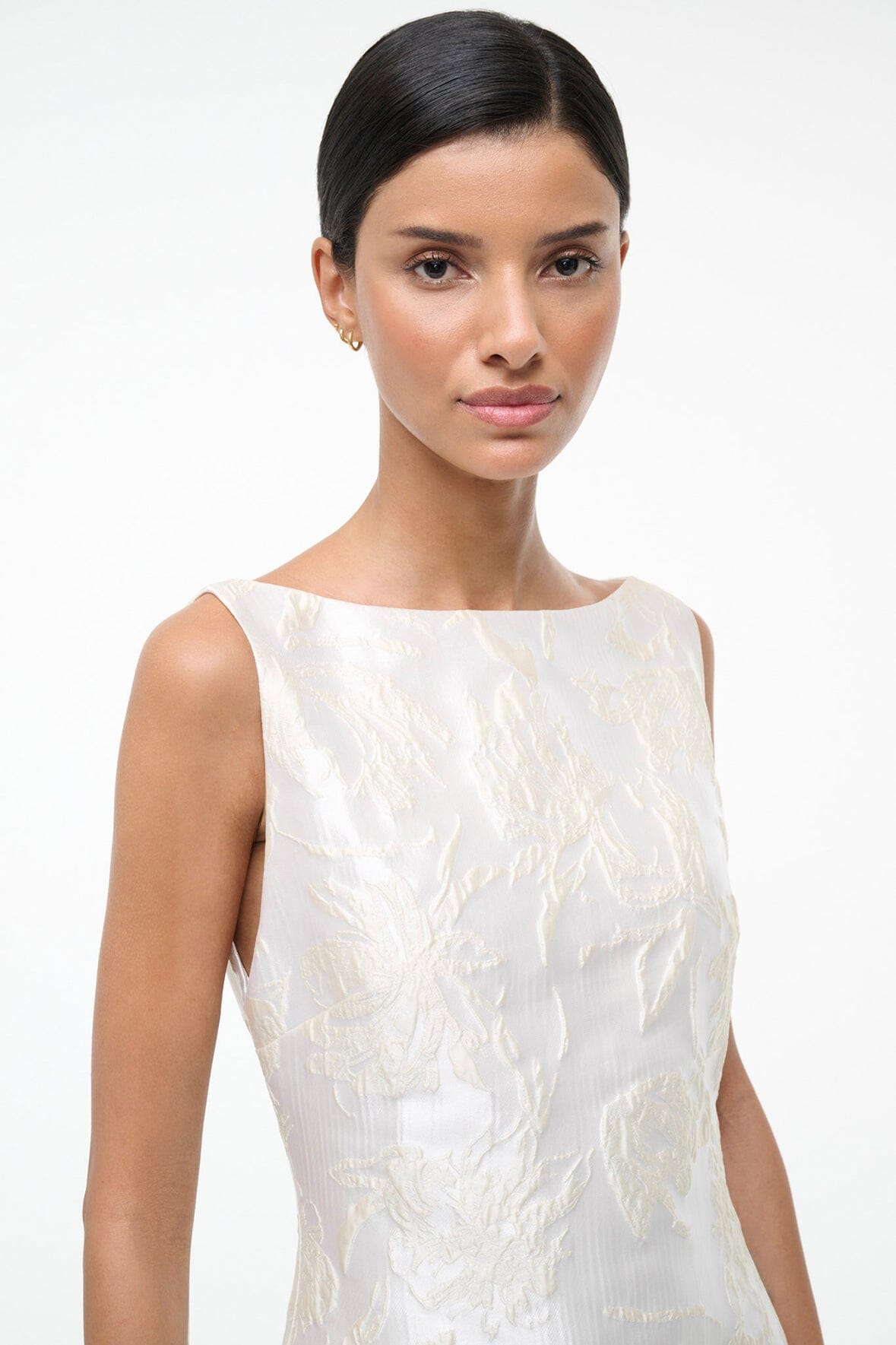 staud ivory dress Staud, Brea Dress in Ivory, Size Medium