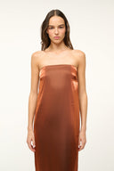 Image CASEY DRESS | IRIDESCENT CACAO 2 of 5