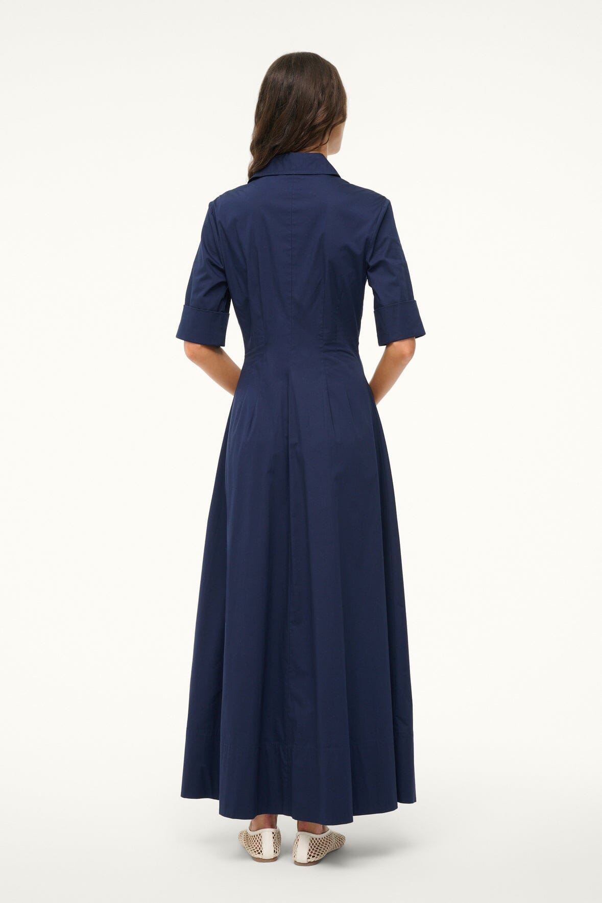 STAUD, Joan Maxi Dress in Navy, Size 00 STAUD, Joan Maxi Dress in Navy, Size 00