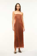 Image CASEY DRESS | IRIDESCENT CACAO 1 of 5