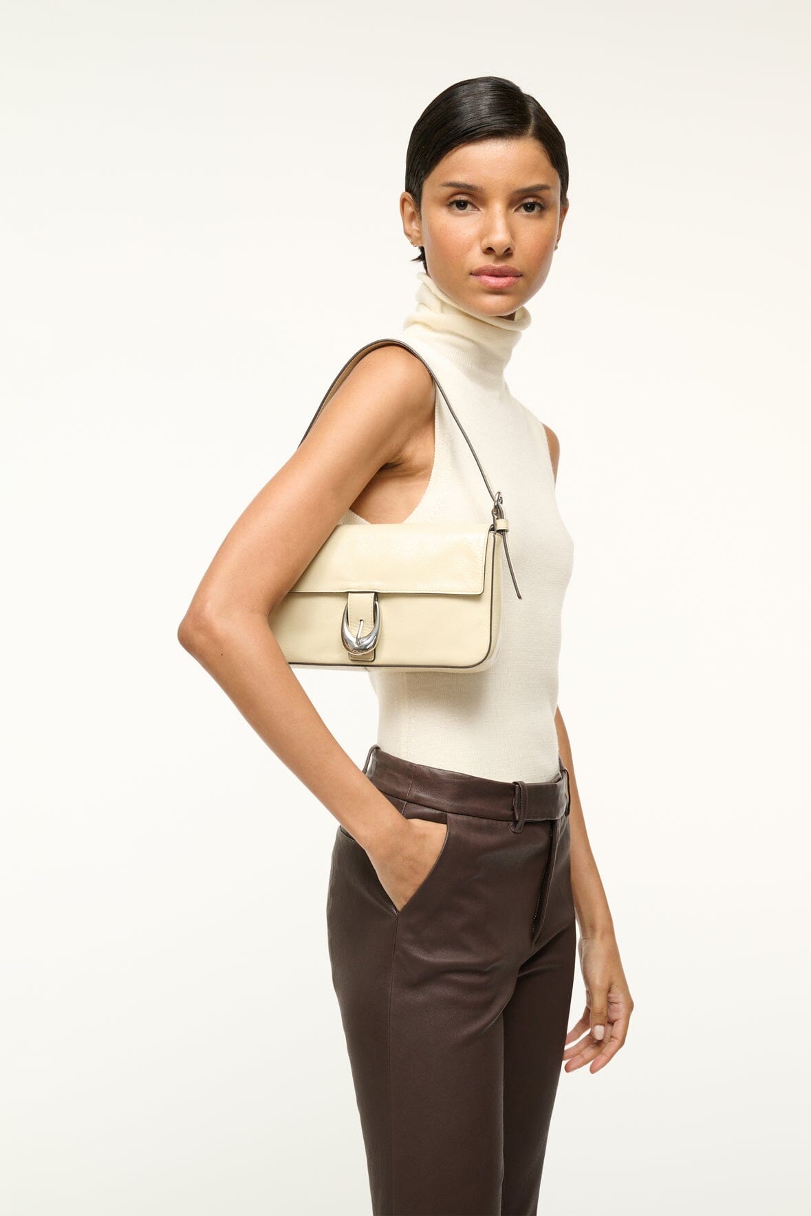 Image HARLOW BAG | CREAM 2 of 6 and Clicking this image will trigger a zoom pop-up