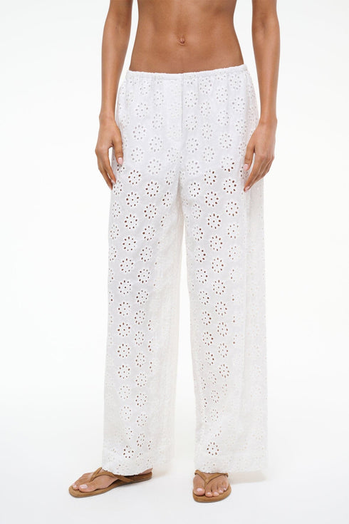 Go to BONFIRE PANT WHITE EYELET view 2