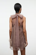 ALBEE MINI DRESS | TRUFFLE TRUFFLE / XS