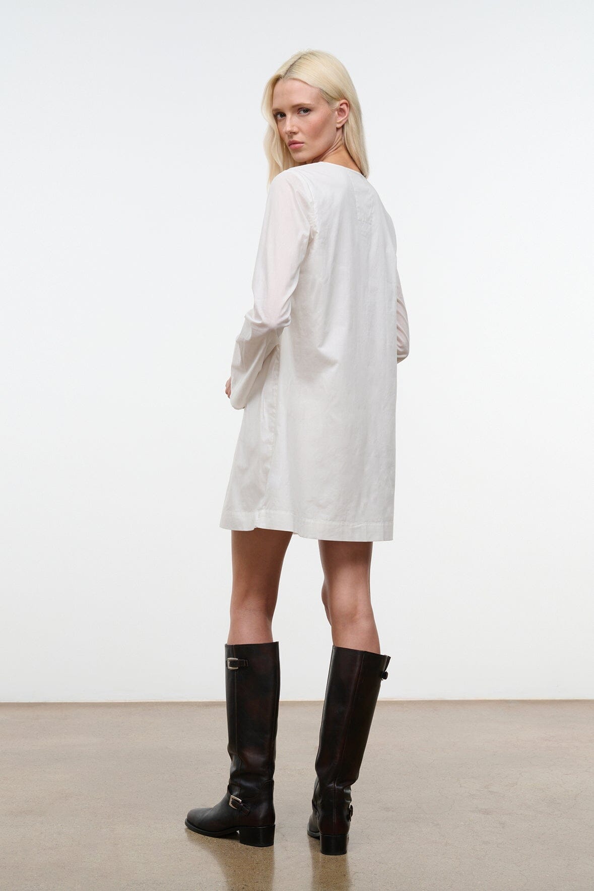 staud ivory dress Staud Araya Dress Ivory