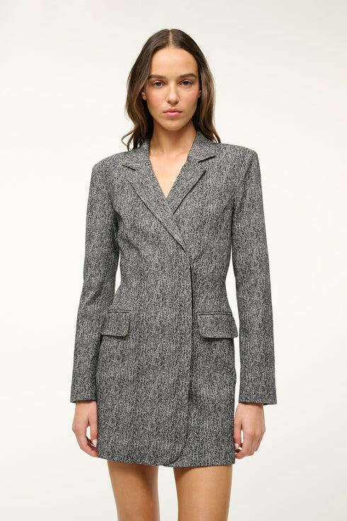 Go to GREENWICH BLAZER DRESS TEXTURED HERRINGBONE view 2