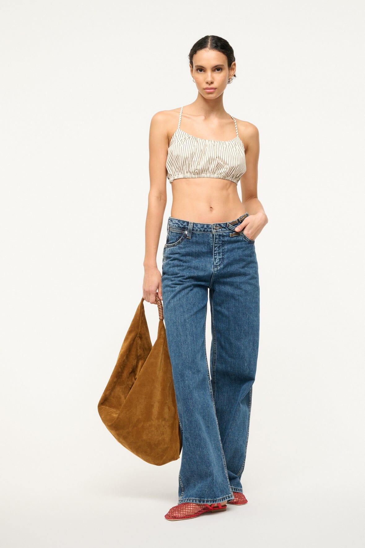 STAUD + Wrangler Denim