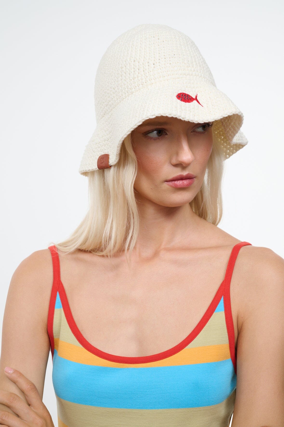 STAUD MEYERS CROCHET HAT DA ADOLFO