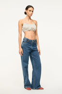 Image STAUD + WRANGLER THE LOOSE JEAN | INDIGO WASH 2 of 6