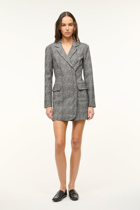 Go to GREENWICH BLAZER DRESS TEXTURED HERRINGBONE view 1