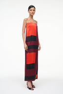 Image MAE SILK DRESS | RUBY PRISM 2 of 6