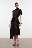 DAVINA SILK DRESS | EARTH EARTH / 4