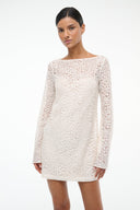Image MAYA DRESS | TINY BLOOM IVORY 4 of 6