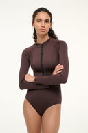 Image WIPEOUT RASH GUARD | DARK CHOCOLATE 3 of 6