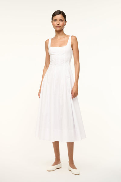 ワンピース STAUD Woman Dress White R25S2266PO WHT 197-