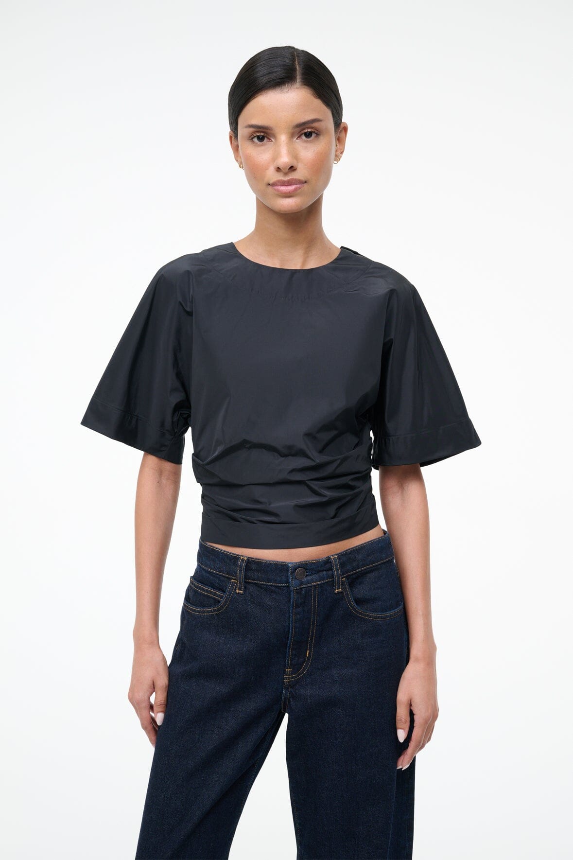 STAUD MICHELINA TOP BLACK