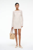 Image MAYA DRESS | TINY BLOOM IVORY 1 of 6