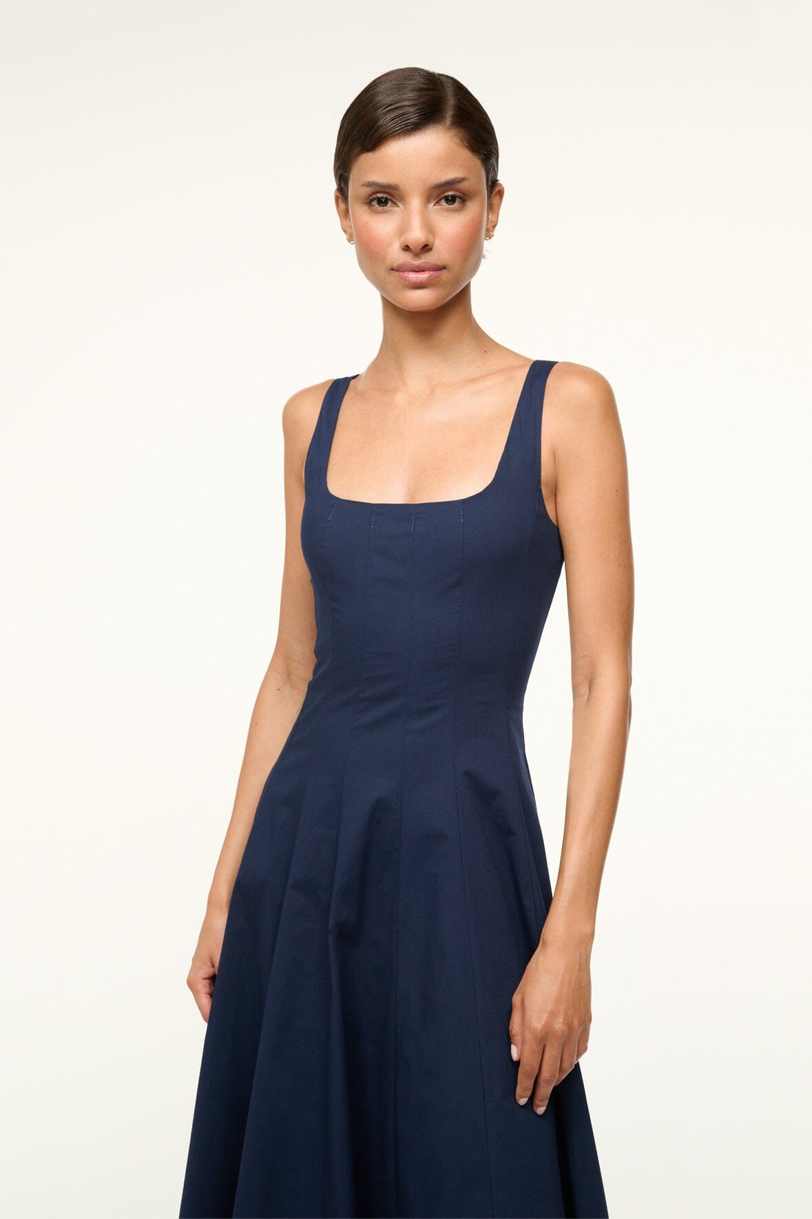 STAUD, Wells Dress in Navy, Size 16 STAUD, Wells Dress in Navy, Size 16