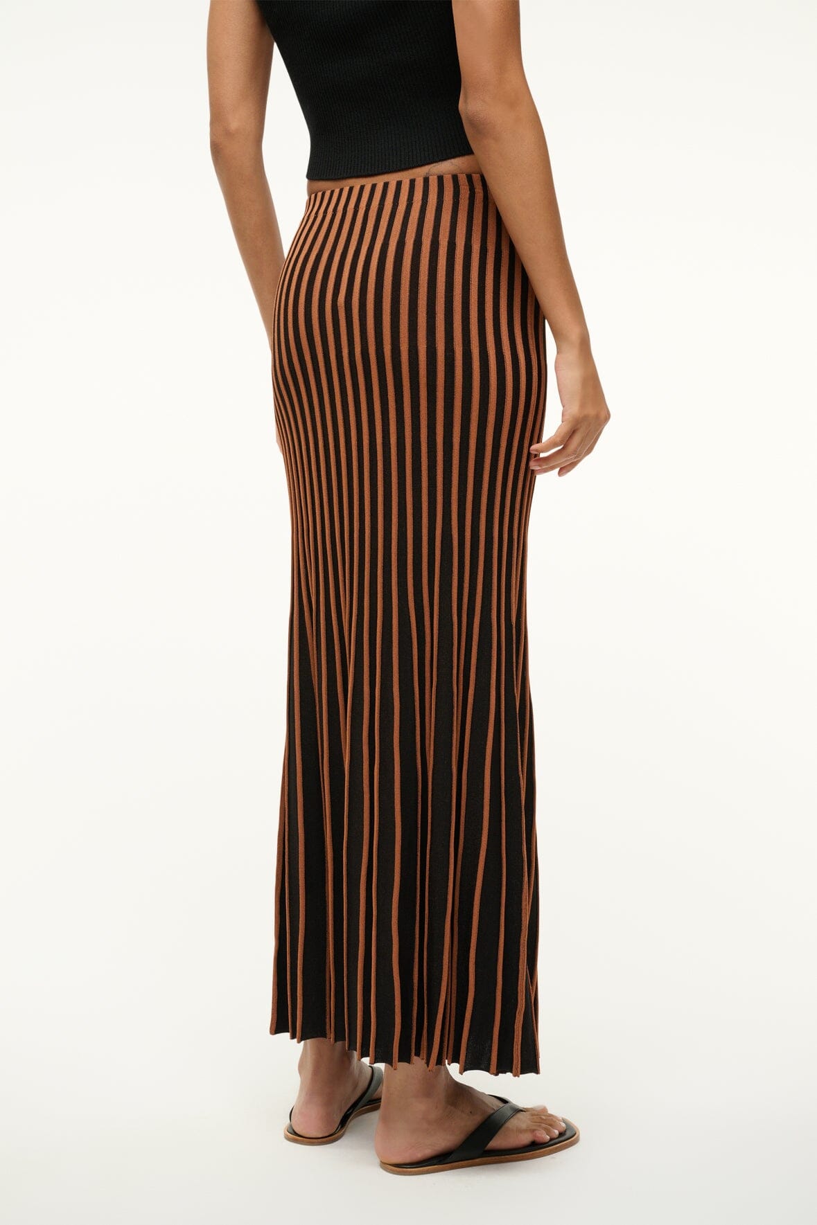 ALEIDA SKIRT TAN BLACK