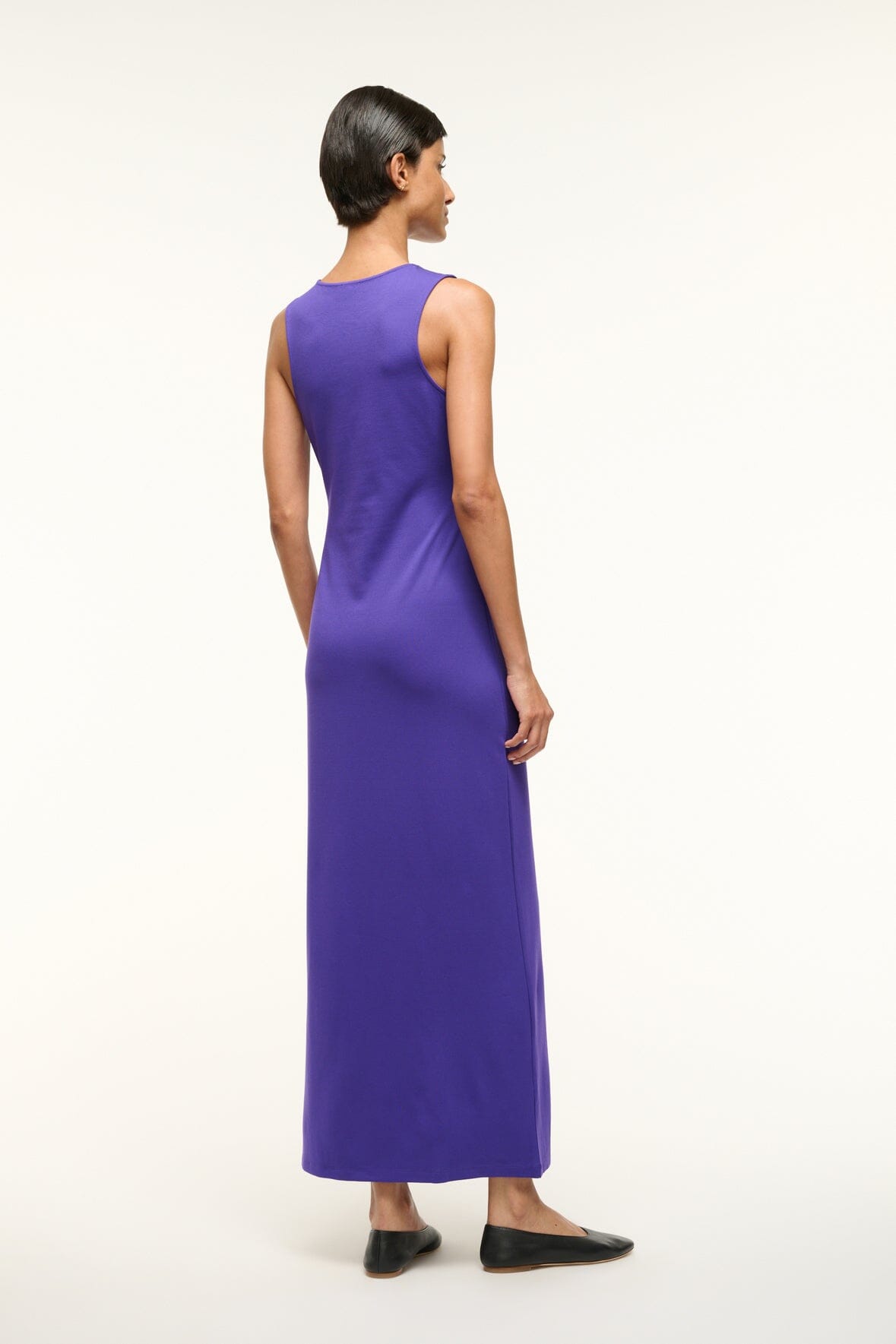 Image BARI DRESS | VIOLET 4 of 4 and Clicking this image will trigger a zoom pop-up