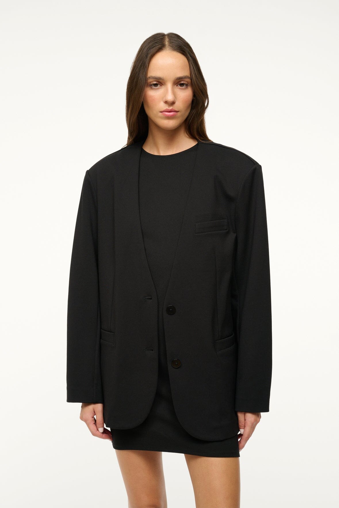 Image BLAKE BLAZER | BLACK 3 of 6 and Clicking this image will trigger a zoom pop-up