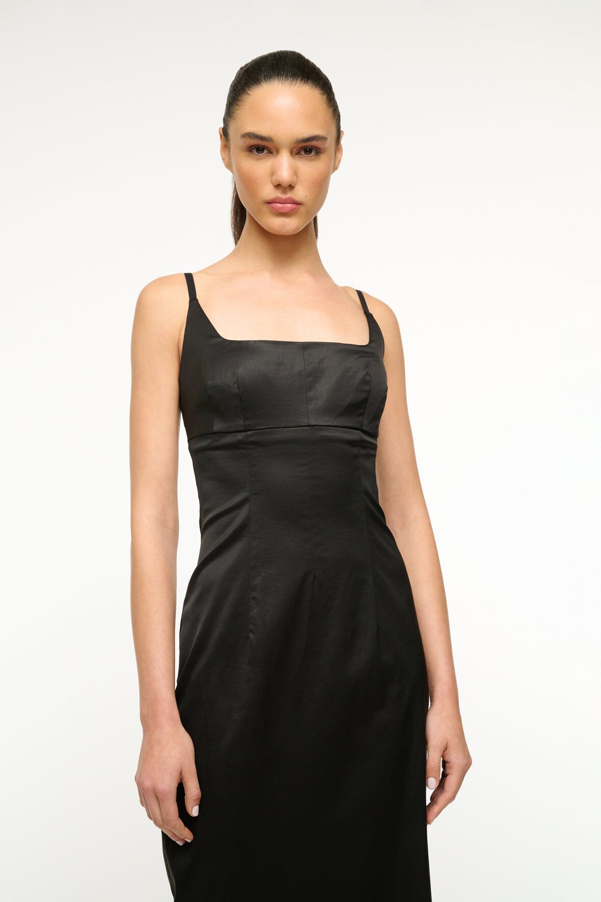 Image CAROL DRESS | BLACK 4 of 5 and Clicking this image will trigger a zoom pop-up