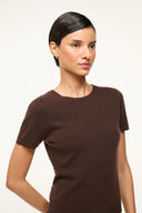 Image EASY CASHMERE TEE | DARK CHOCOLATE 5 of 6