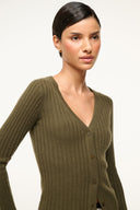 Image CARGO CASHMERE SWEATER | DARK OLIVE 5 of 6