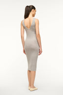 Image DANA CASHMERE DRESS | HEATHER GREY 3 of 5