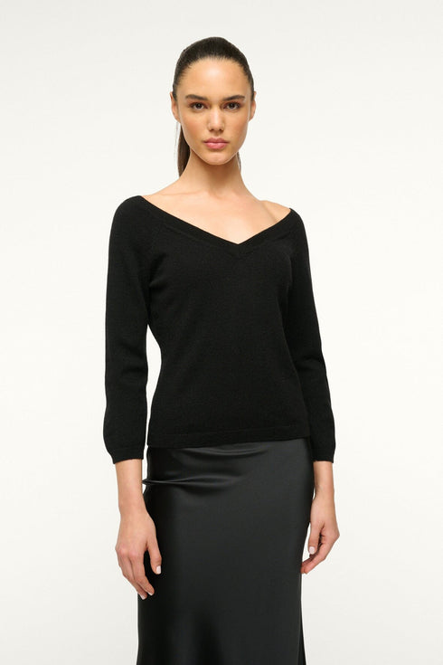 Go to MICK CASHMERE SWEATER BLACK view 1