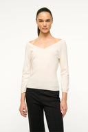 Image MICK CASHMERE SWEATER | IVORY 1 of 4