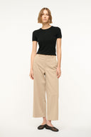 Image CROPPED PRINCE PANT | STONE 2 of 6