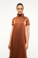 Image CALLUNA DRESS | IRIDESCENT CACAO 3 of 4