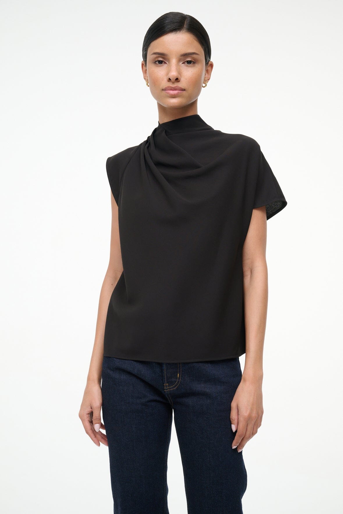 トップス STAUD STAUD Tops | Poplin Shirts, Silk Tops & Button Down Blouses