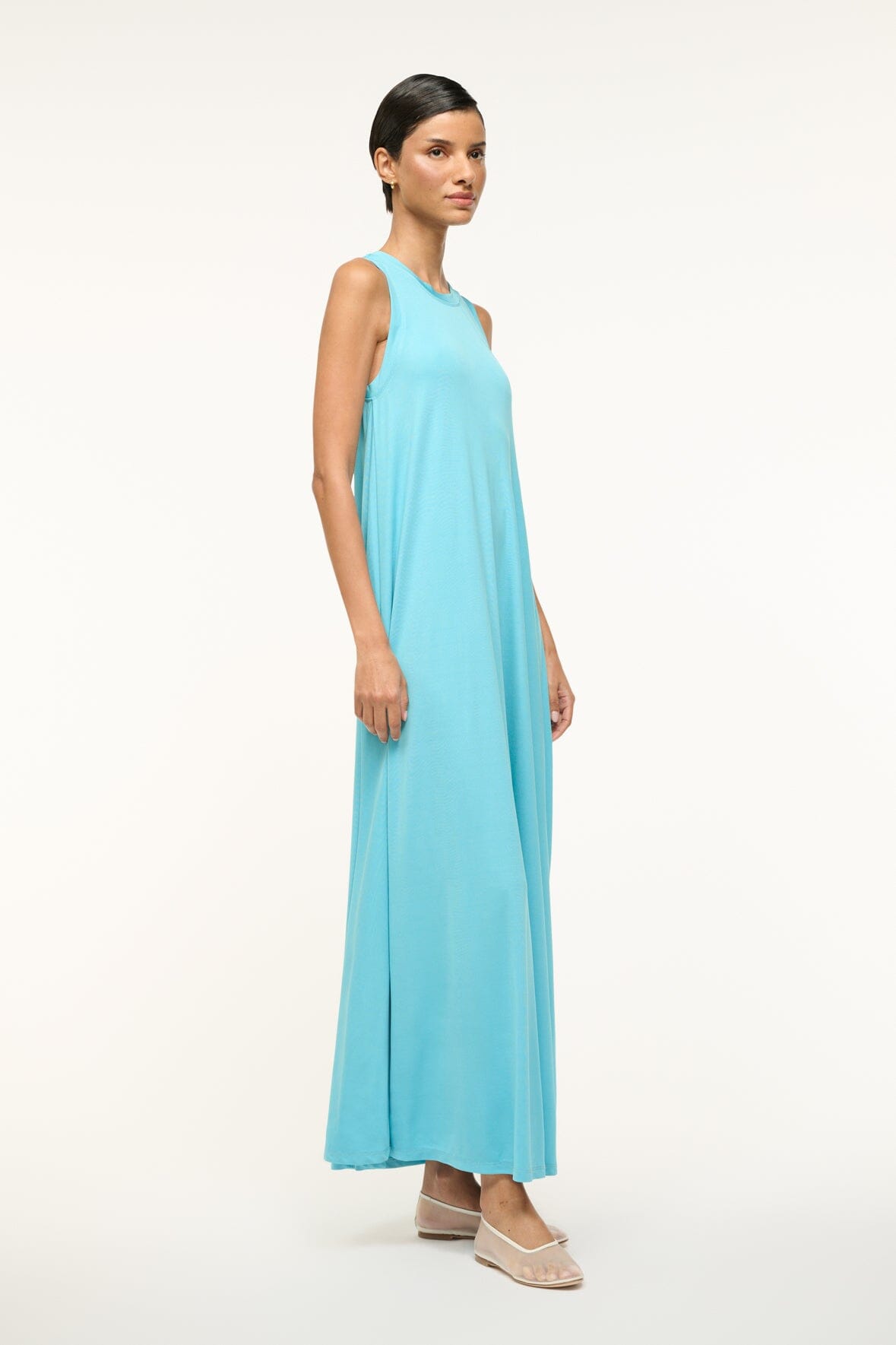 Image DAVI DRESS | AQUA 3 of 5 and Clicking this image will trigger a zoom pop-up