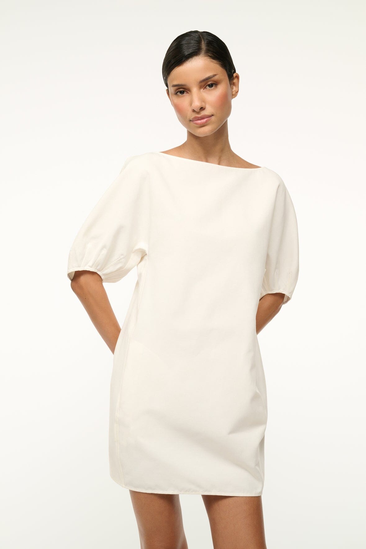 Image DIDI DRESS | IVORY 4 of 6 and Clicking this image will trigger a zoom pop-up