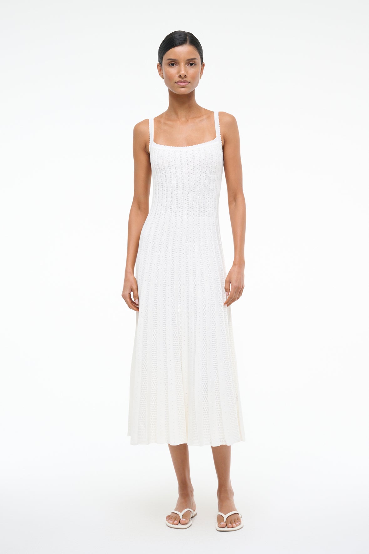 Image ELLEN DRESS | IVORY 2 of 6 and Clicking this image will trigger a zoom pop-up