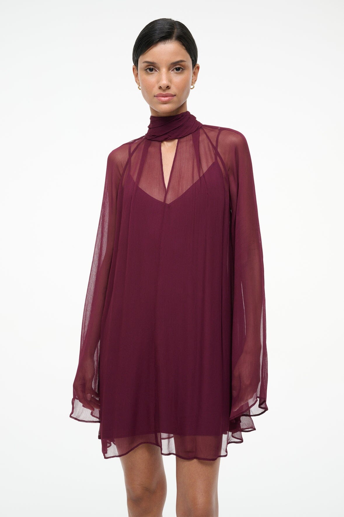 Image ESTHER MINI DRESS | SYRAH 2 of 7 and Clicking this image will trigger a zoom pop-up