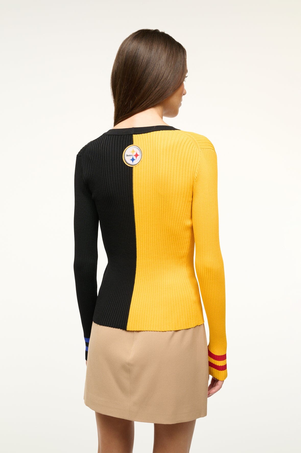 Image THE STAUD NFL CARGO SWEATER | PITTSBURGH STEELERS 4 of 6 and Clicking this image will trigger a zoom pop-up