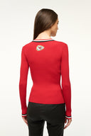 Image THE STAUD NFL CARGO SWEATER | CHIEFS 3 of 6