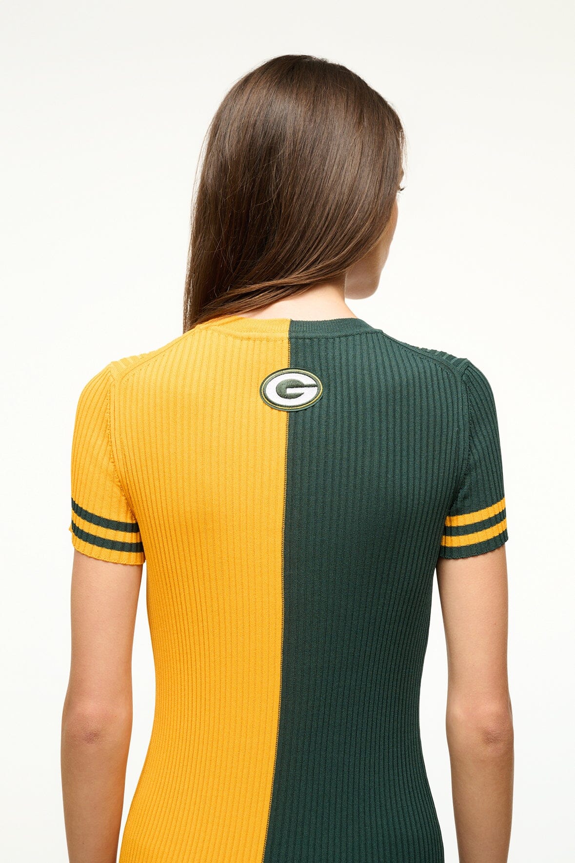 Image THE STAUD NFL COLLEEN DRESS | PACKERS 2 of 7 and Clicking this image will trigger a zoom pop-up