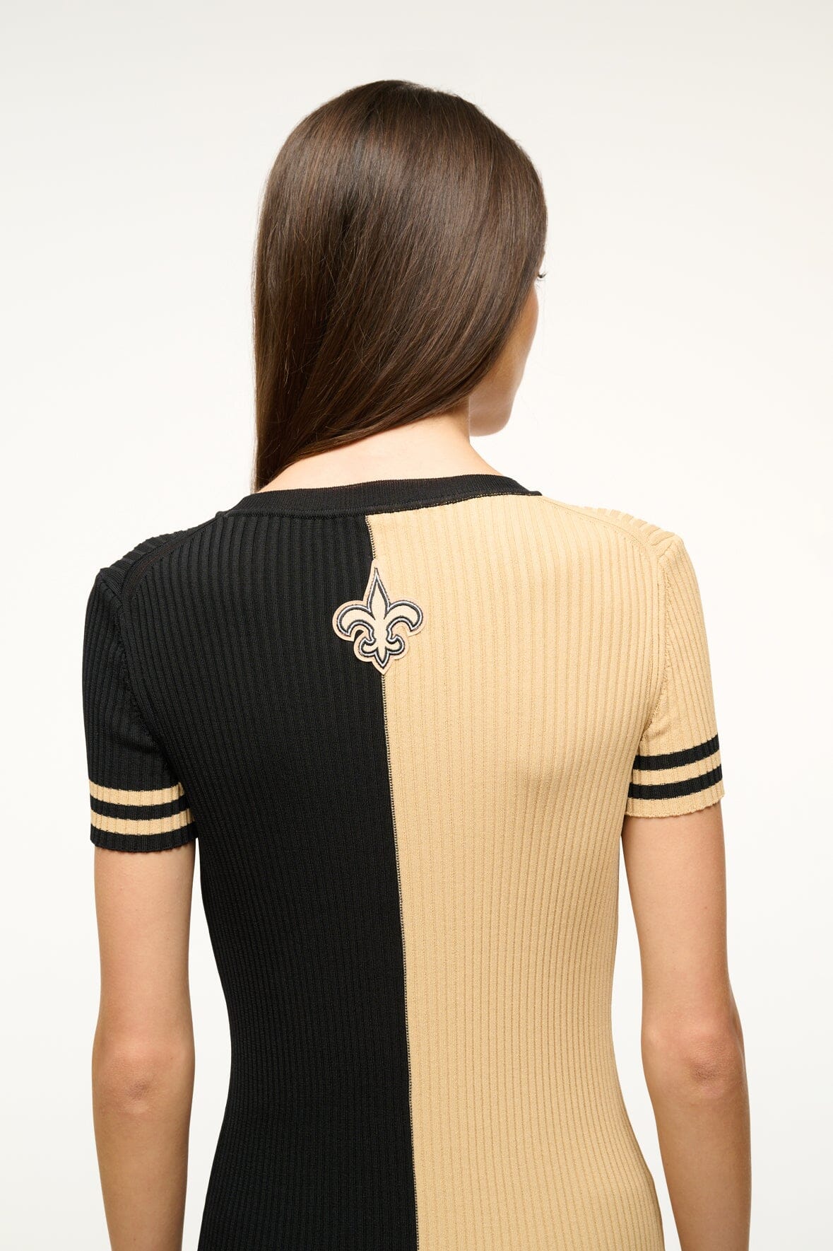 Image THE STAUD NFL COLLEEN DRESS | SAINTS 2 of 7 and Clicking this image will trigger a zoom pop-up