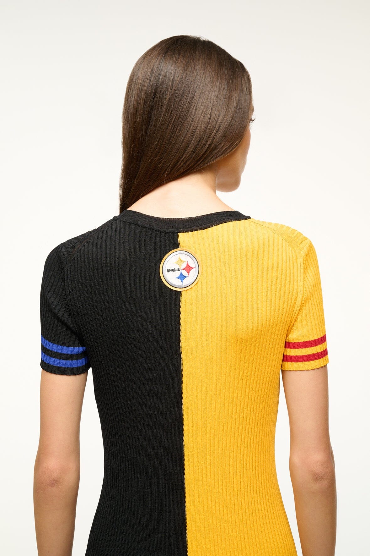 Image THE STAUD NFL COLLEEN DRESS | STEELERS 2 of 5 and Clicking this image will trigger a zoom pop-up